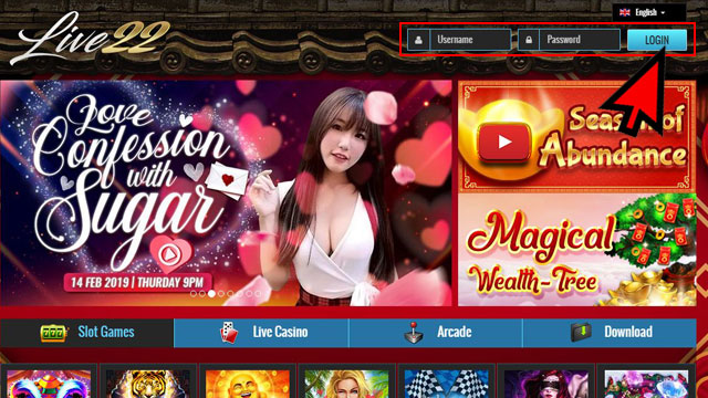 Login Slot Live22