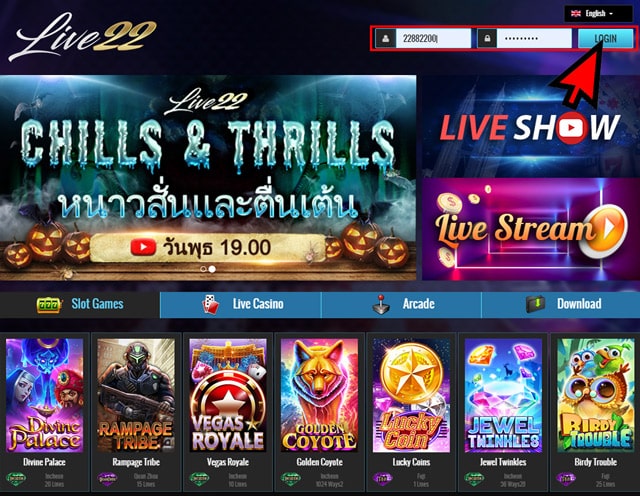 Link Login Live22 Indonesia